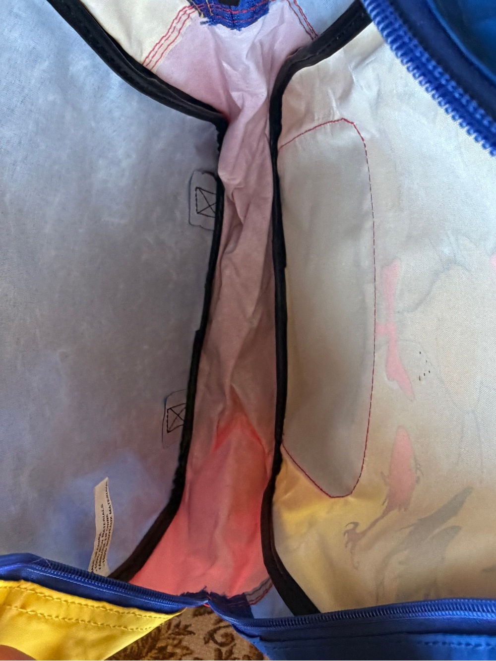 Vintage Dr. Seuss Yellow, Blue & Red Character Backpack - Picture 4 of 6